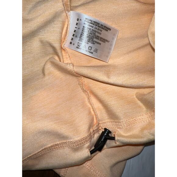 X-Large Pull Over TOP Polo Thumb Holes Peach XL Active Shirt Sport Dunning NEW - Picture 9 of 9